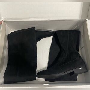 Black Marc Fisher over-the-knee boots